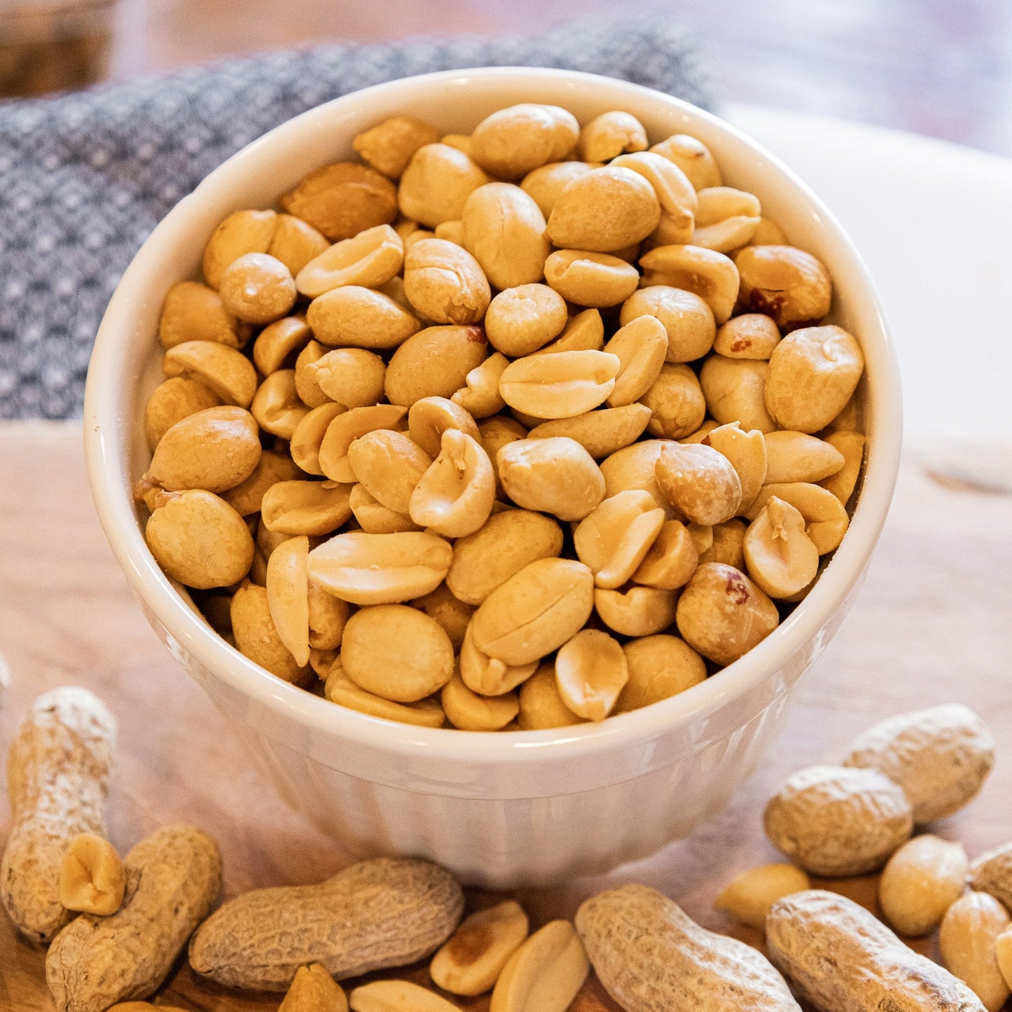 Peanuts Blanched Raw (5lb)