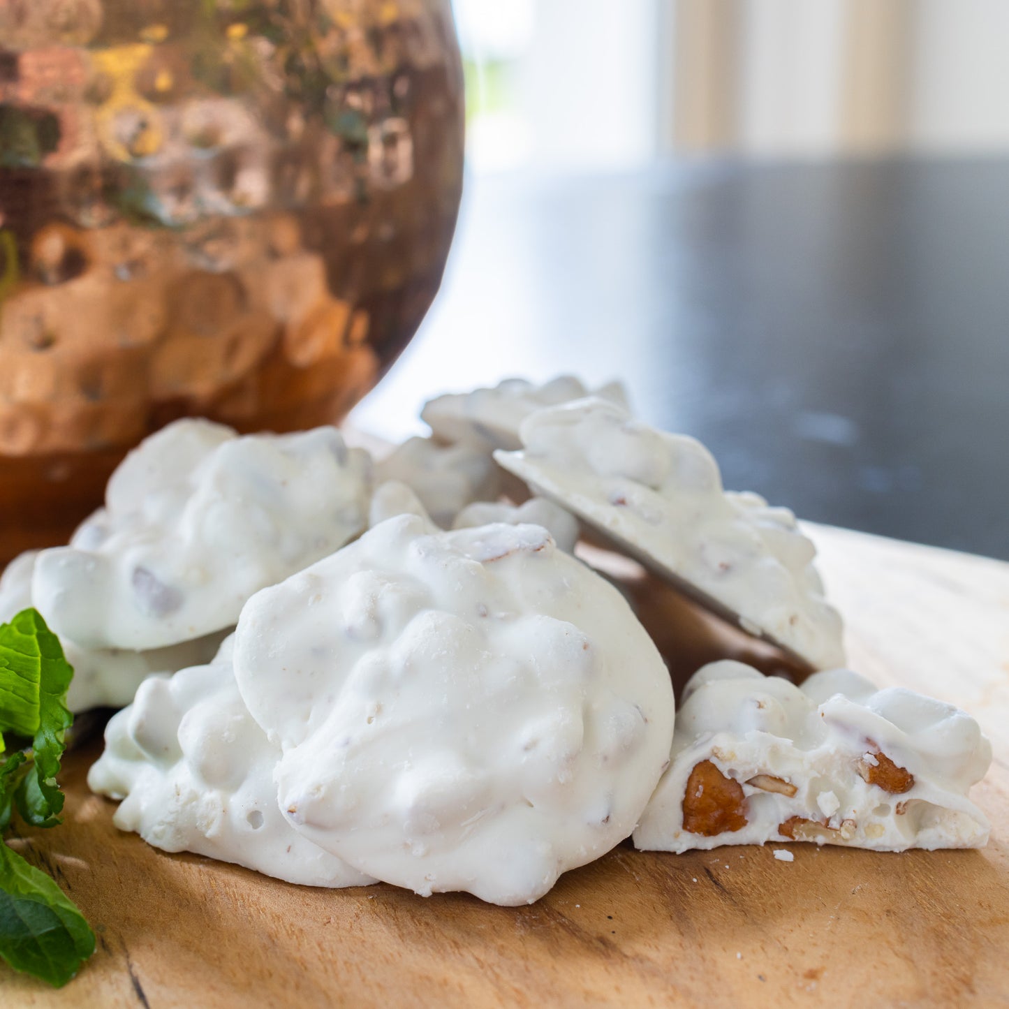 White Chocolate Pecan Clusters