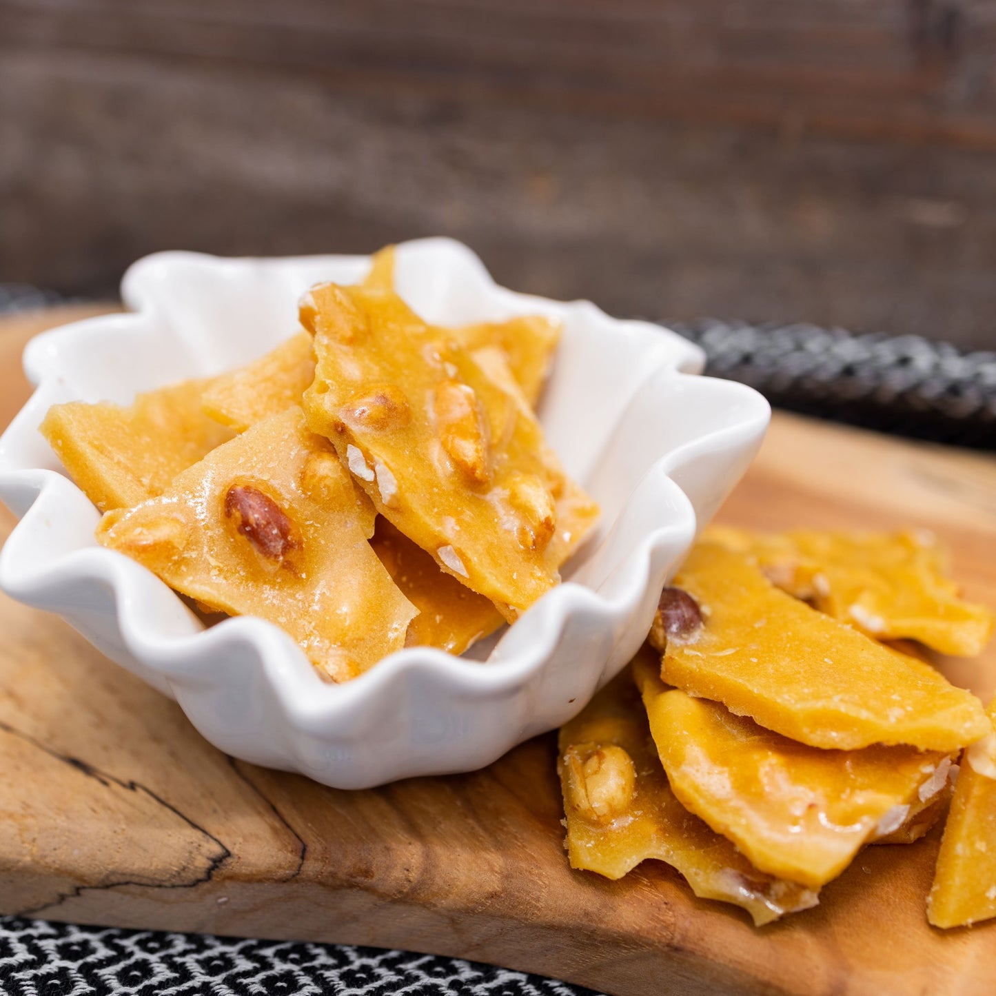 Chocolate Peanut Brittle