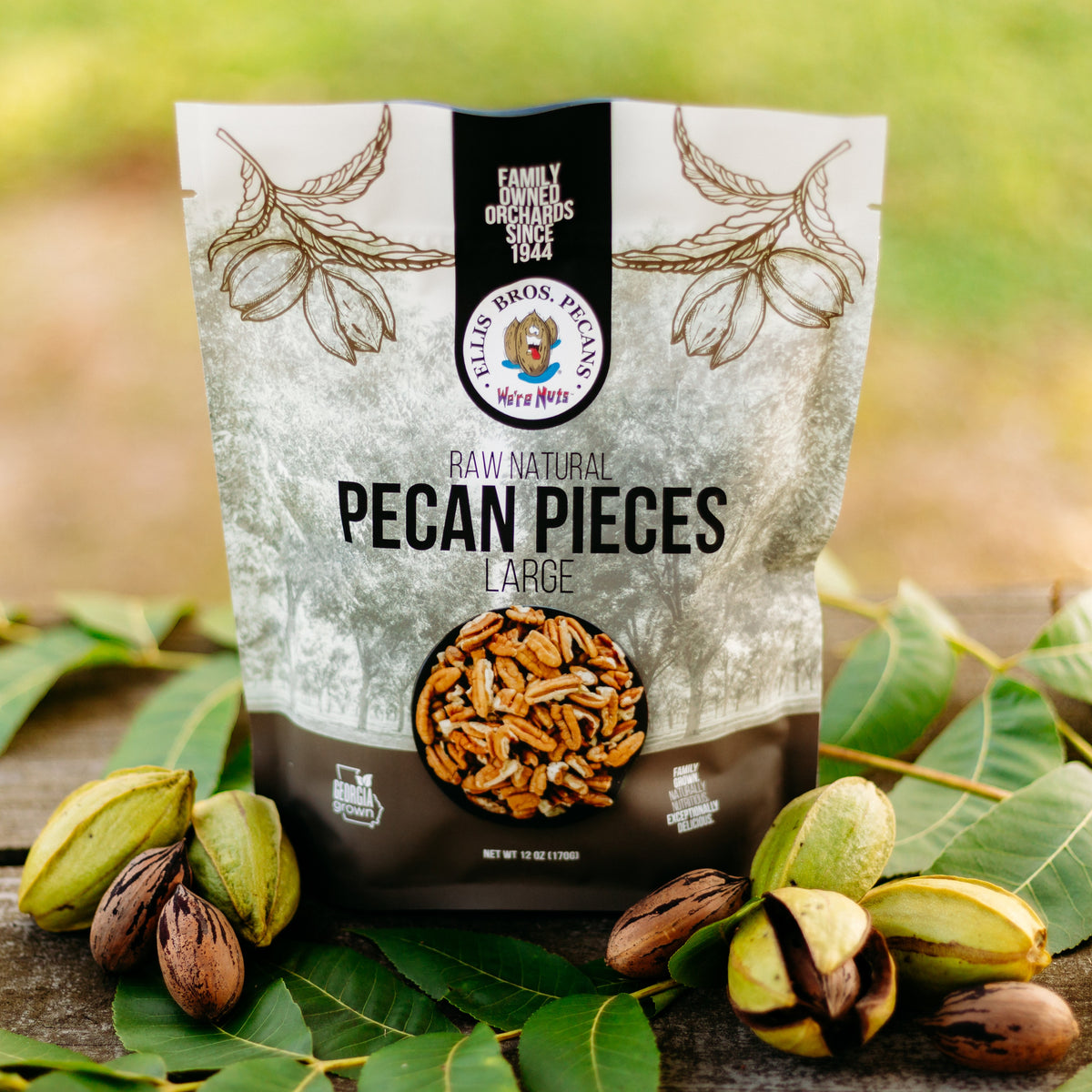 Raw Natural Large Pecan Pieces