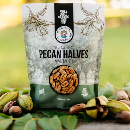 Raw Natural Mammoth Pecan Halves