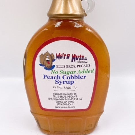Sugar Free Peach Cobbler Syrup (12oz)