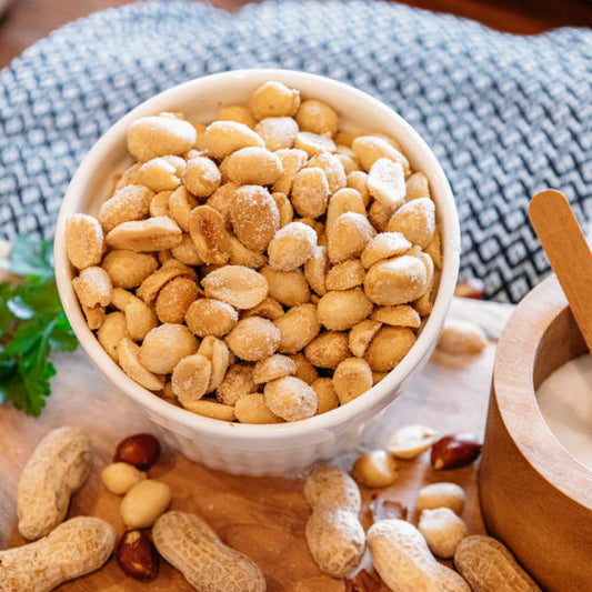 Roasted Blanched Peanuts with Salt (16oz)